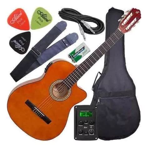 Kit Viol O Flat Eletroac Stico Nf Eq Natural Giannini Mercadolivre