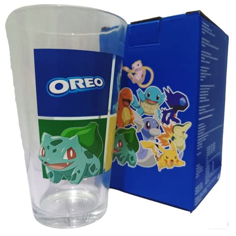 Oreo Pokemon Special Edition Collector Glass Pokémon Bulbasaur SQUIRTLE