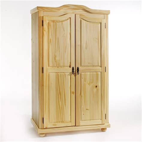 Armoire En Pin M Nchen Vernis Naturel Achat Vente Armoire De