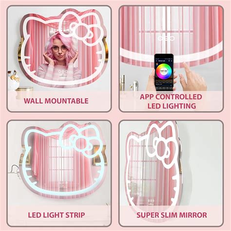 Impressions Hello Kitty Wall Mirror With Wifi Smart Touch Sensitive