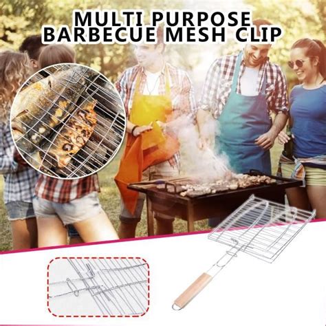 Barbecue Outils Barbecue Grill Net M Nage Barbecue Net Clip Clip De