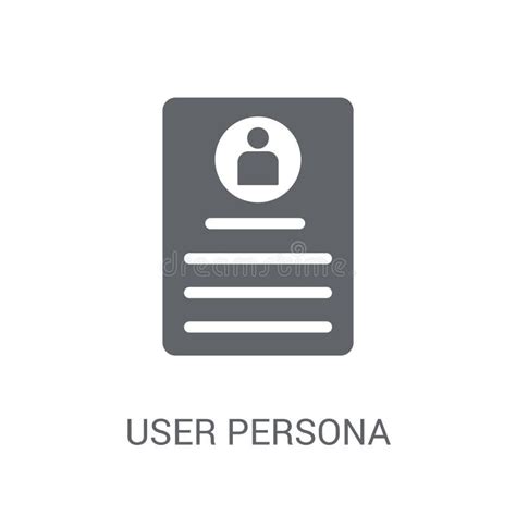 User Persona Isolated Icon Simple Element Illustration From Technology