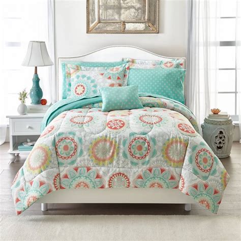 Mainstays Groovy Medallion Bed In A Bag Multiple Colors