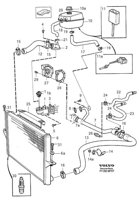 9142744 Engine Coolant Pipe System Cooling TURBO Genuine Volvo Part