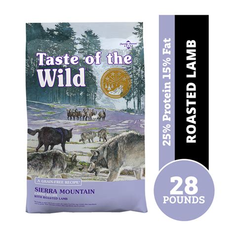 Taste Of The Wild Grain Free Sierra Mountain Canine Recipe With Roasted