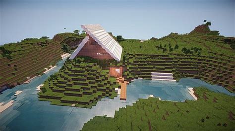 A Frame House Minecraft Map