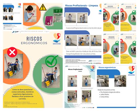 Riscos Profissionais Na Comunidade Escolar Ano Do Curso