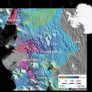 Location map of Thwaites Glacier and subglacial Thwaites lakes. a) Ice ...