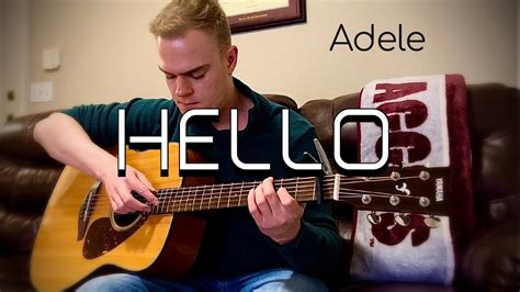 Hello Adele Fingerstyle Guitar Cover Youtube