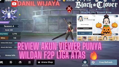 REVIEW AKUN VIEWER PUNYA WILDAN F2P LIGA ATAS BLACK CLOVER MOBILE