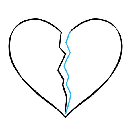 How To Draw A Broken Heart Design Talk