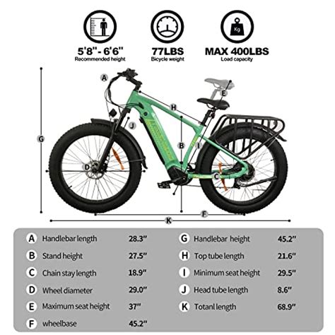 Yinzhiboo Electric Bike For Adults W Bafang Motor Fat Tire