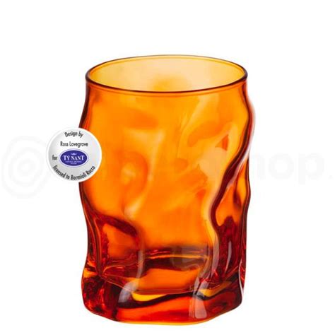 Bormioli Rocco Sorgente Arancio Bicchiere Acqua 30 Cl Set 6 Pz Alberoshop