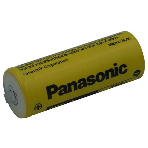 Panasonic BR A Lithium Batterie mit Lötfahnen in U Form 3V 1 8Ah kaufen