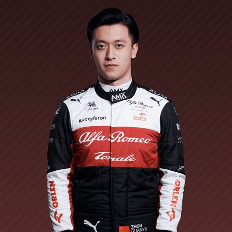 Zhou Guanyu F1 Driver For Alfa Romeo Racing Alfa Romeo F1 Drivers