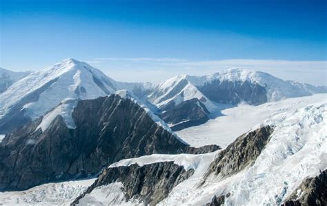 Premium Photo Aerial View Of Glaciers In Denali National Park Alaska