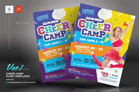 Cheer Camp Flyer Template