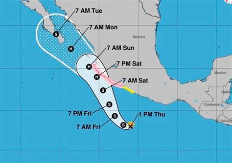 Huracán Nora llega al Pacífico activan plan DNIII en BCS