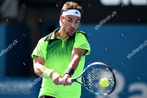 Fabio Fognini Italy Returns Shot Juan Editorial Stock Photo Stock