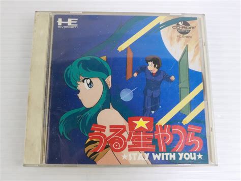 【全体的に状態が悪い】未検品★pce Pcエンジン Cd Rom2 ソフト ハガキ付 うる星やつら Stay With You Hudson