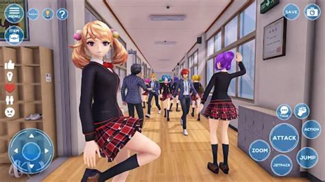 Anime Girl School Simulator Para Android Download