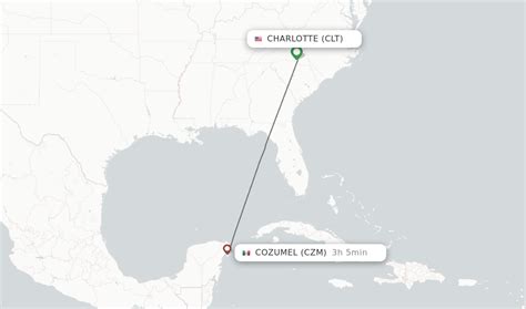 Direct Non Stop Flights From Charlotte To Cozumel Schedules