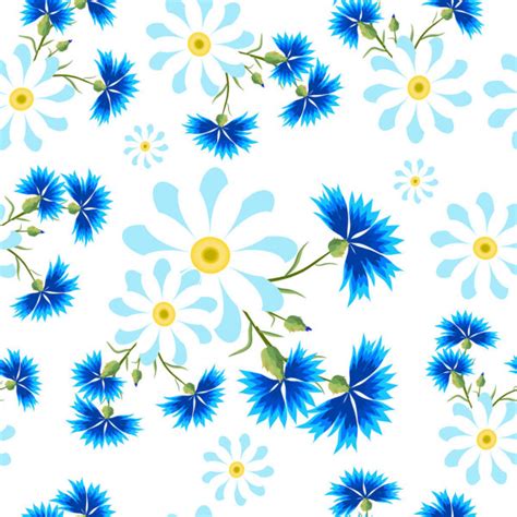 Flower Illustration Pattern Stock Vector Daicokuebisu