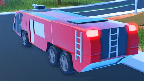 New Jailbreak Fire Truck Revamp Is Here Youtube