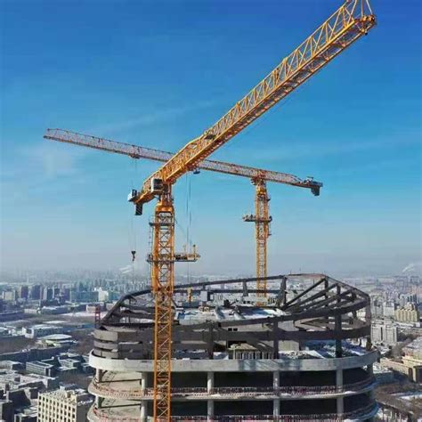 High Quality Qtp100 6013 Self Erecting Mobile Small Tower Crane With