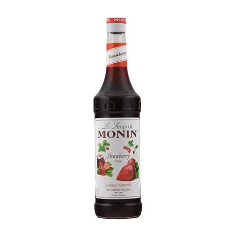 Strawberry Syrup Monin Sandhams Wine Merchants