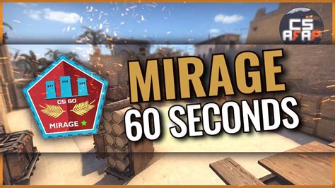 MIRAGE In 60 Seconds T Side Smokes As Fast As Possible CS Afap