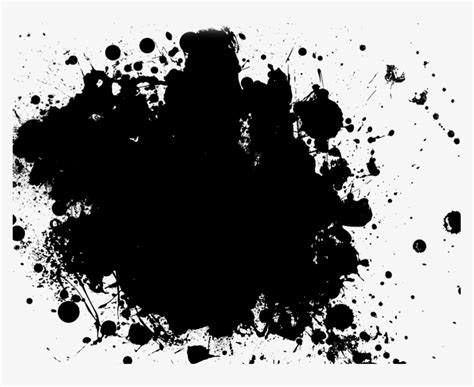 Spray Paint Splatter Png Gowj Gc Splatter Pngspray - Black Paint ...