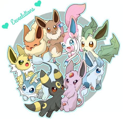 Eevee Evolution Love Pokemon Visit Us Pokemansioncom Eevee