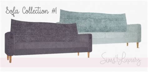 Sims4Luxury: Sofa Collection 1 • Sims 4 Downloads