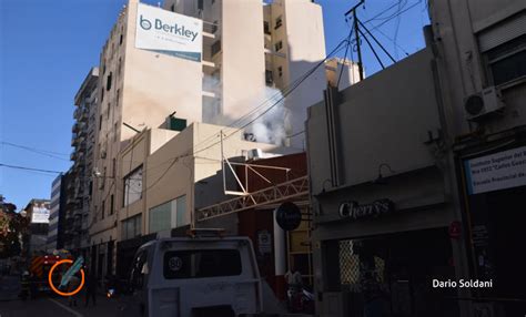 Principio De Incendio En Pleno Centro De Rosario