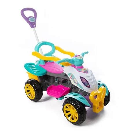 Carrinho De Passeio Quadriciclo Infantil Menina Brinquedo Criança Mini