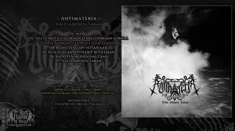 Antimateria 2016 Valo Aikojen Takaa YouTube