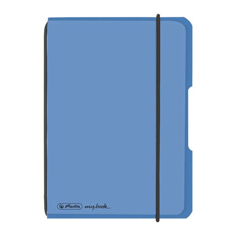 Notizheft Flex Pp A Blatt Kariert Blau My Book Herlitz