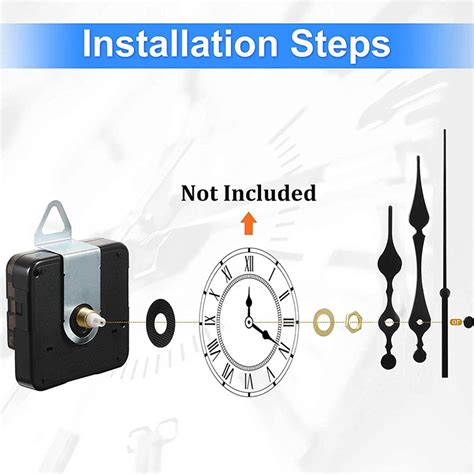 Sets Quartz Clock Movement Mechanism Silent Sho Vicedeal