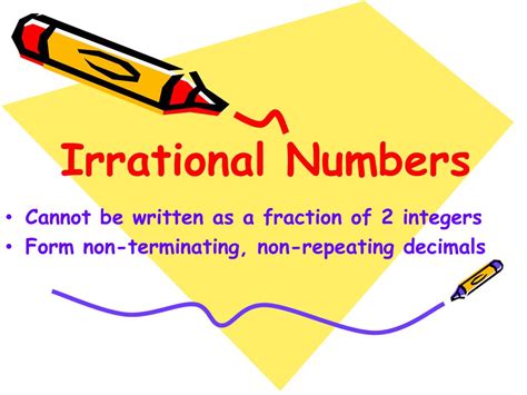 Ppt Rational And Irrational Numbers Powerpoint Presentation Free