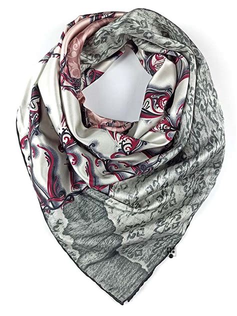 Атласный платок на голову купить в Украине - FyrFyr