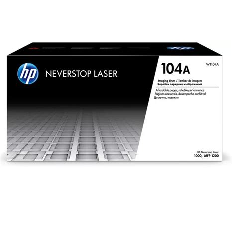 HP Drum 104A W1104A Negro Neverstop 1000 Y Laser MFP 1200 Laser