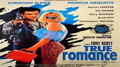 Asa 🎥📽🎬 True Romance 1993 A Film Directed By Tony Scott With Christian Slater Patricia