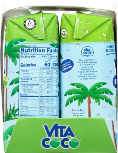 Vita Coco® Coconut Pineapple Flavored Bottled Water 4 Cartons 16 9 Fl Oz Kroger