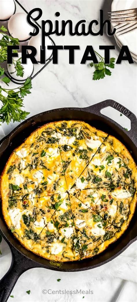 Spinach Frittata - The Shortcut Kitchen