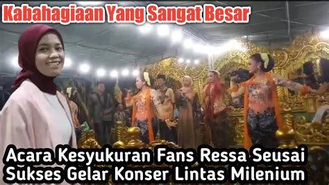 Bentuk Kebahagiaan Fans Ressa Lakukan Kesyukuran Seusai Ressa Sukses