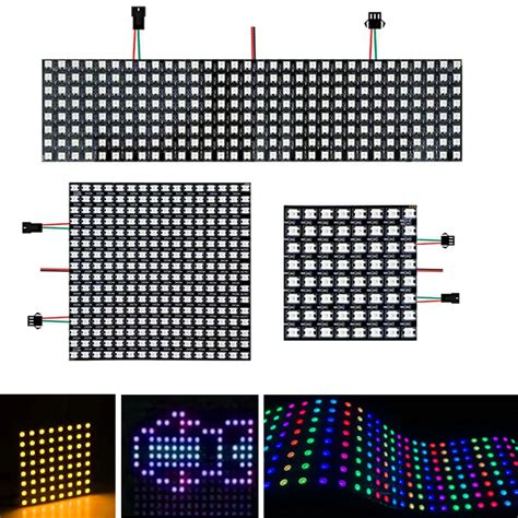 Ecr Digital Flex Vel Endere Vel Individualmente Fita Led Matriz Rgb