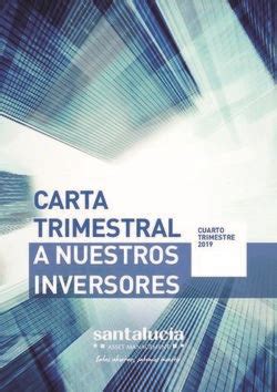 Carta Trimestral Cuarto Trimestre