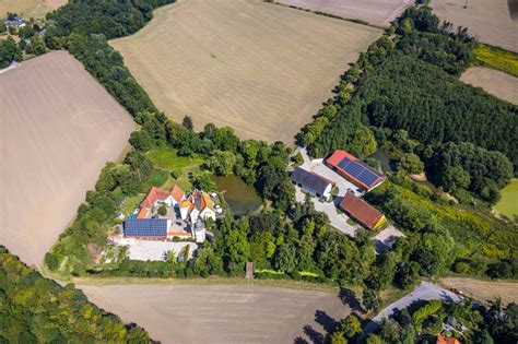 Luftbild Kamen Gutshaus Und Landgut Mit Turm Des Haus Reck In Kamen