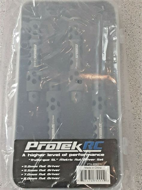 ProTek RC TruTorque SL 4 Piece Metric Nut Driver Set PTK 8282 Brand